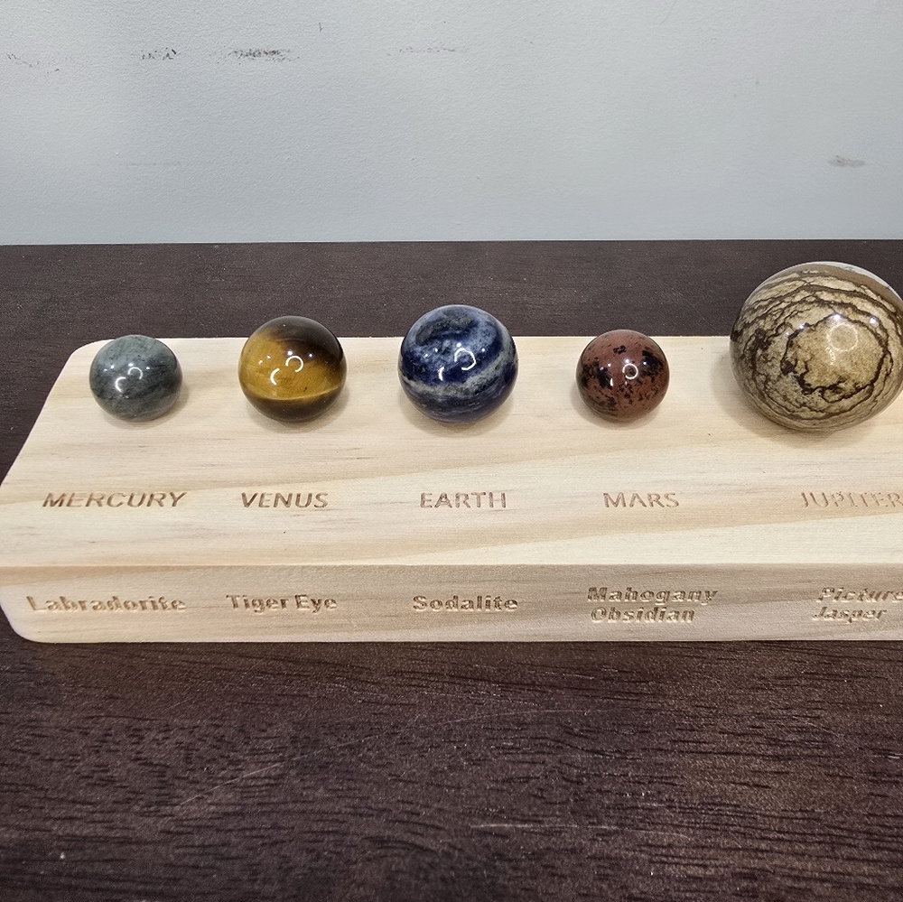 Solar System Crystal Sphere Planets, New - Picture 16 of 17